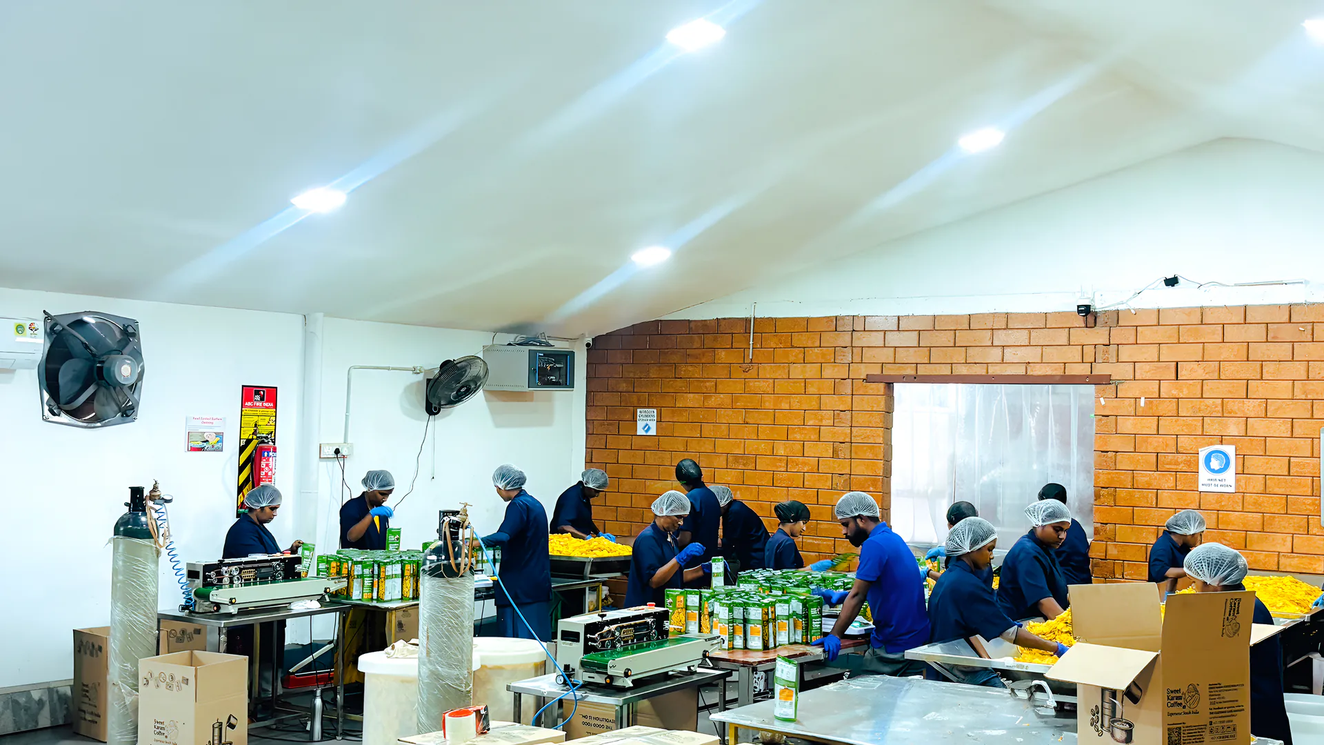 The Ila Naturals production floor